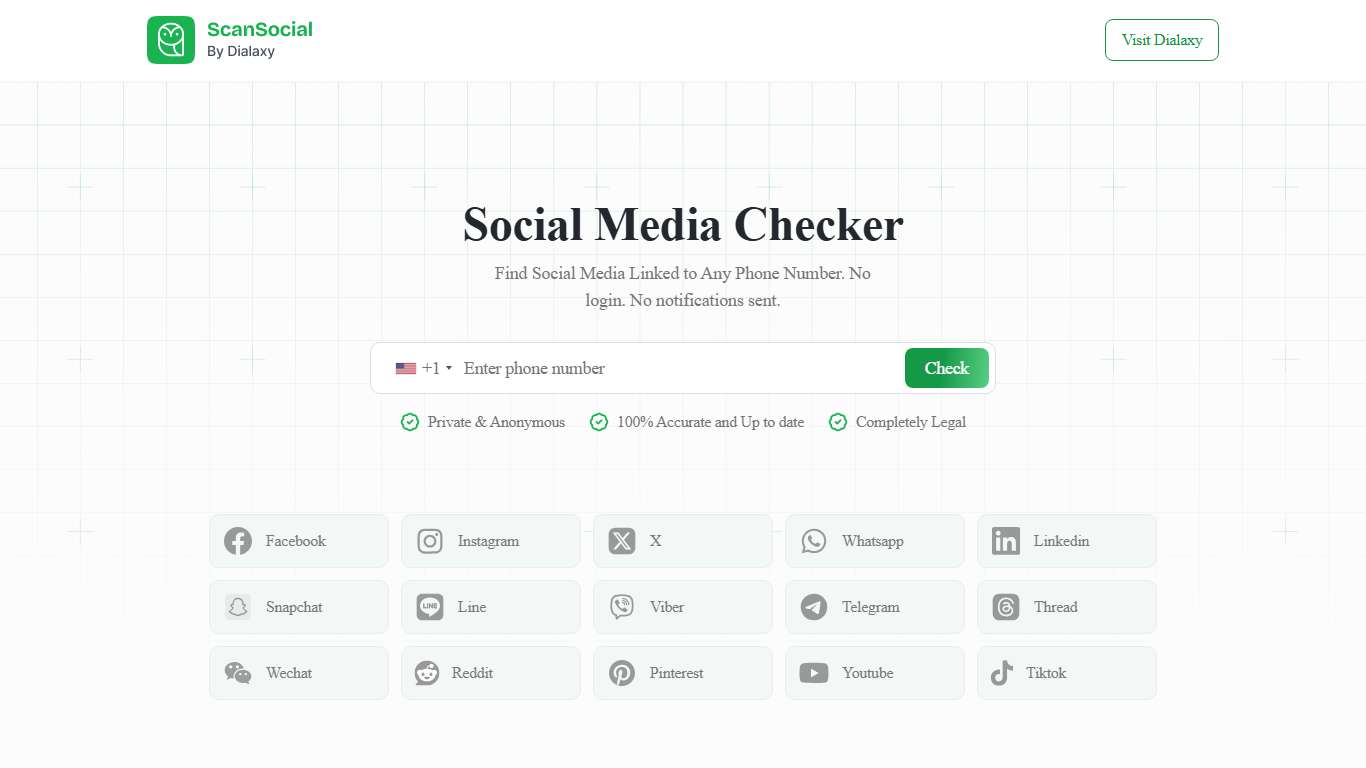 Social Media Checker: Is the Number Linked to Any Socials?