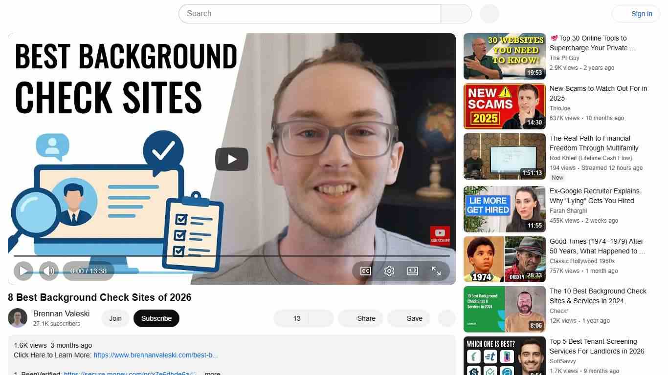 8 Best Background Check Sites of 2026 - YouTube