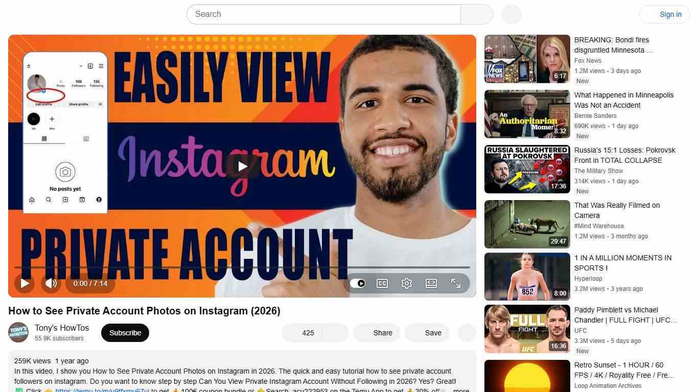 How to See Private Account Photos on Instagram (2026) - YouTube